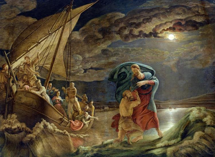 Петр идет по воде, 1806