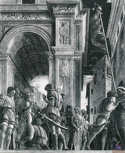 Святой Иаков, ведомый на казнь (Сцены из жизни святого Иакова), 1448 - 1457