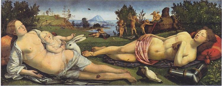 Венера, Марс и Амур, 1505