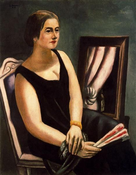 Портрет Минны Бекманн-Тюбе, 1924 - Макс Бекманн
