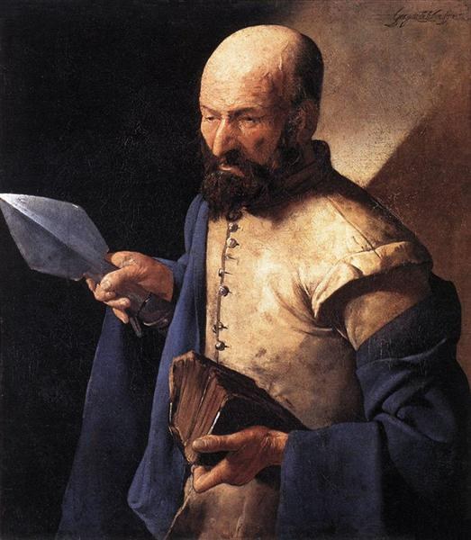 Святой Фома, также называемый Святой с пикой, 1625 - 1630 - Жорж де ла Тур