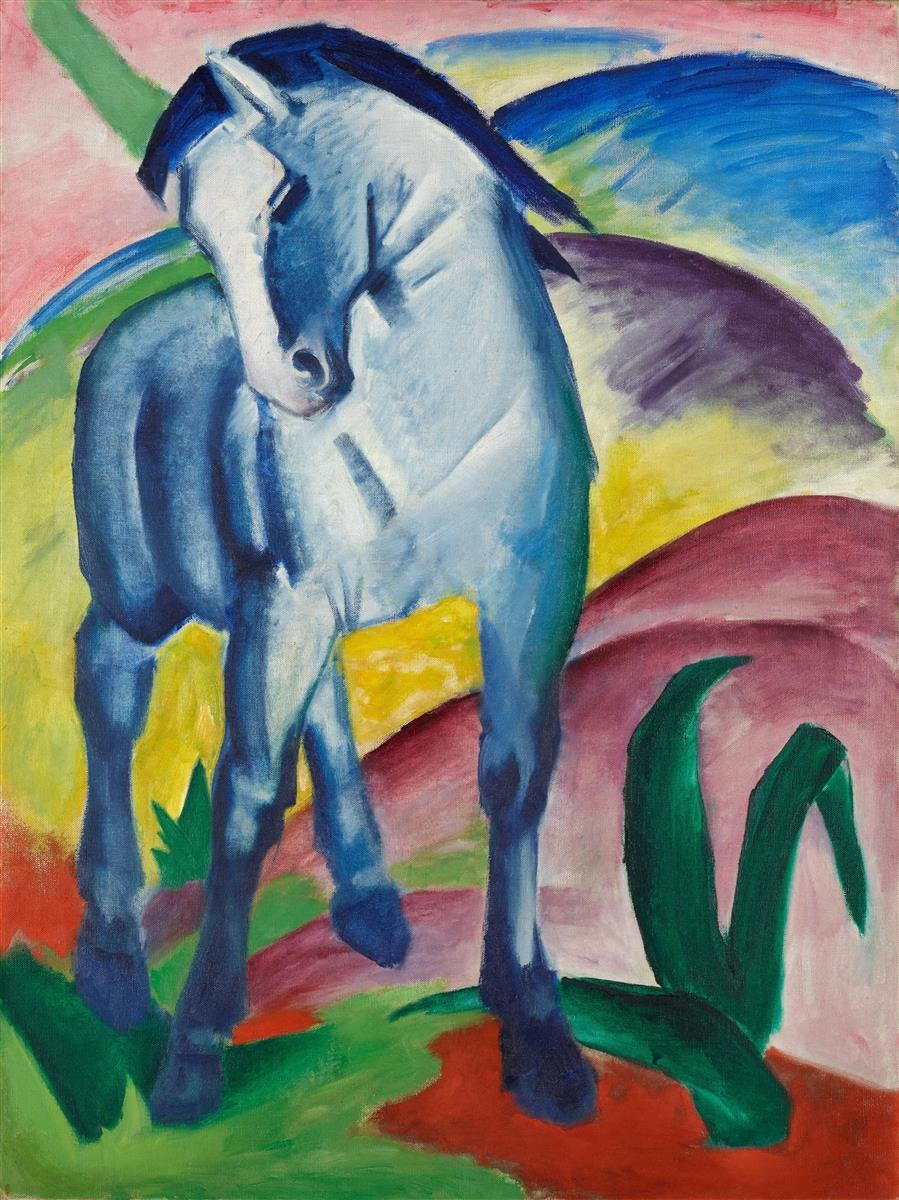 Синяя лошадь I, 1911