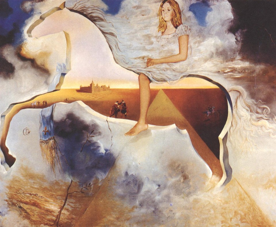Конный портрет Кармен Бордью-Франко, 1974