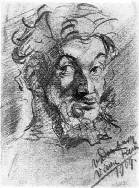 Старый фавн (автопортрет), 1909