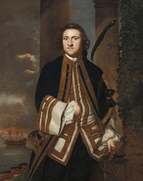 Капитан достопочтенный Джордж Эджкамб, 1748 - Джошуа Рейнольдс