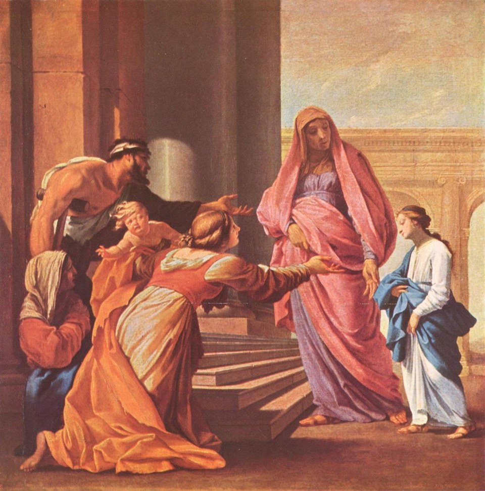 Введение Богородицы во храм, c.1640 - c.1645 - Эсташ Ле Сюёр