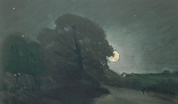 Край пустоши при лунном свете, 1810 - Джон Констебль