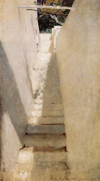 Лестница на Капри, 1878