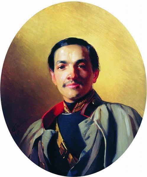 Портрет неизвестного, 1863 - Константин Маковский
