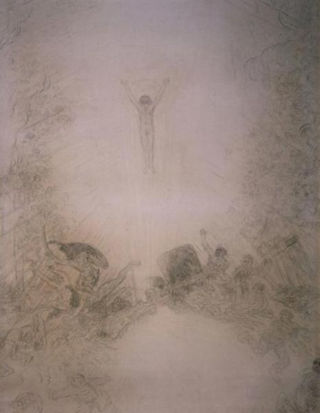 Христос, восходящий на небо, 1885