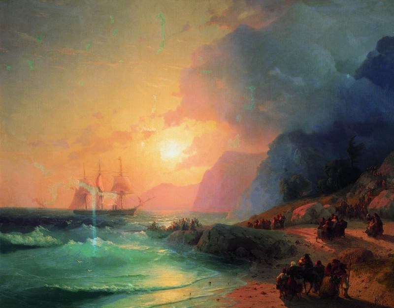На острове Крит 1867 96х126
