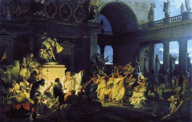 Римская оргия во времена цезарей, 1872 - Генрих Семирадский
