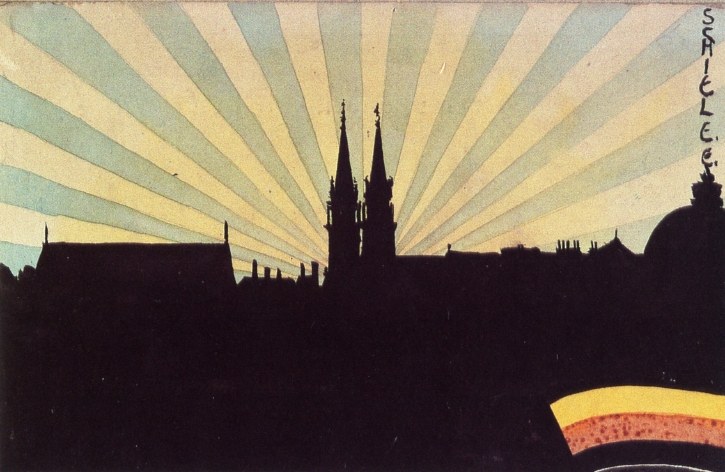 Силуэт Клостернойбурга, c.1906