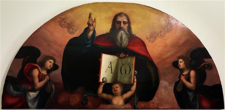 Вечный Отец и ангелы, 1512