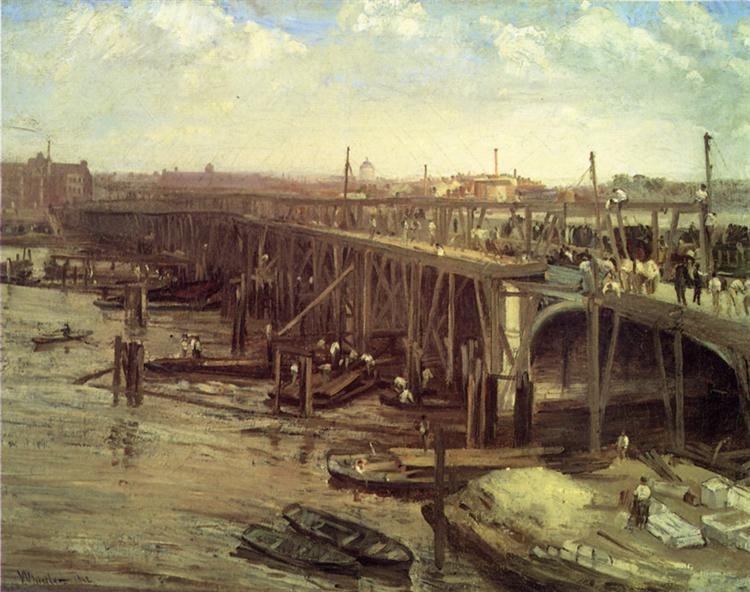 Последний из Старого Вестминстера, 1862 - Джеймс Макнил Уистлер