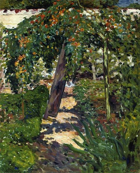 Дерево в саду, 1896