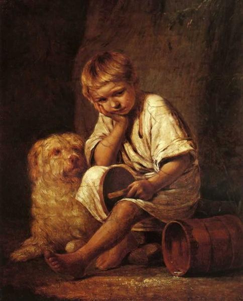 То есть отцовский ужин!, 1824 - Алексей Венецианов