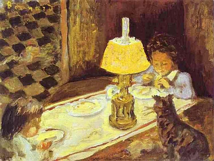 Обед малышей, c.1897