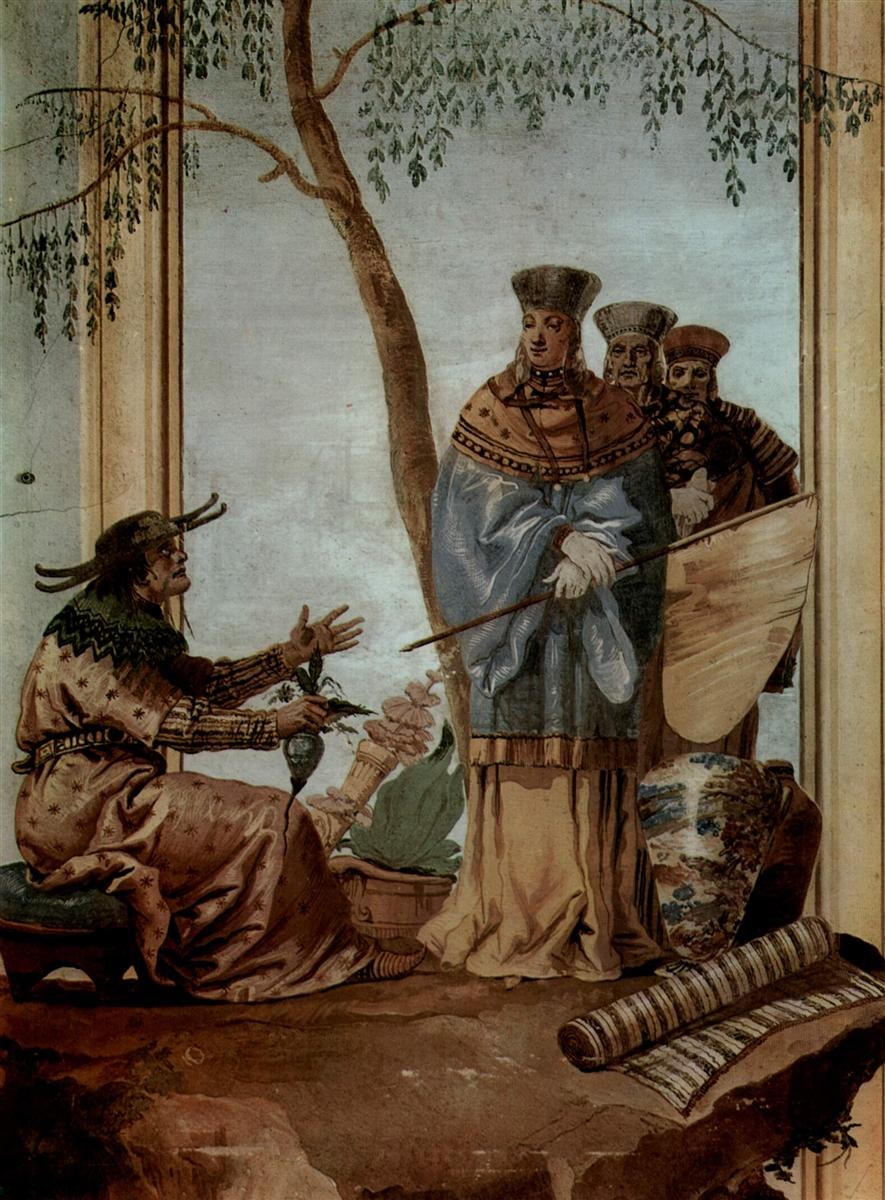 Китайский принц в гадалках, 1757