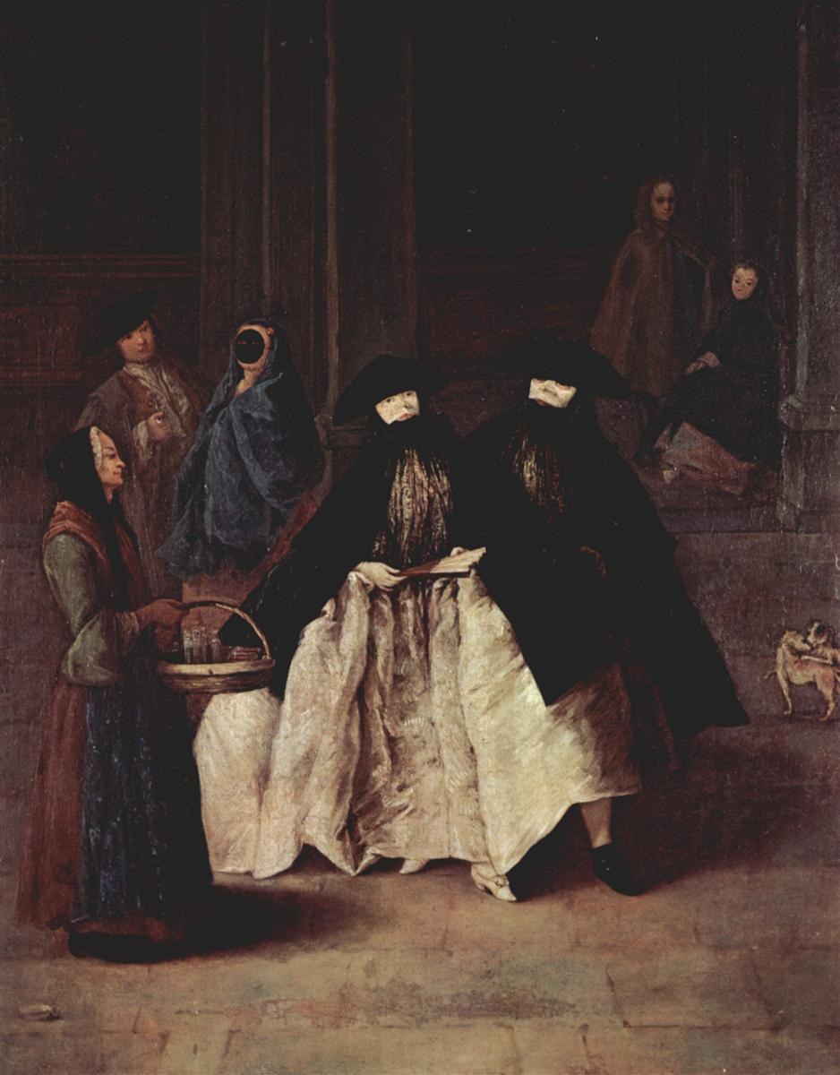 Продавец парфюмерии, c.1741