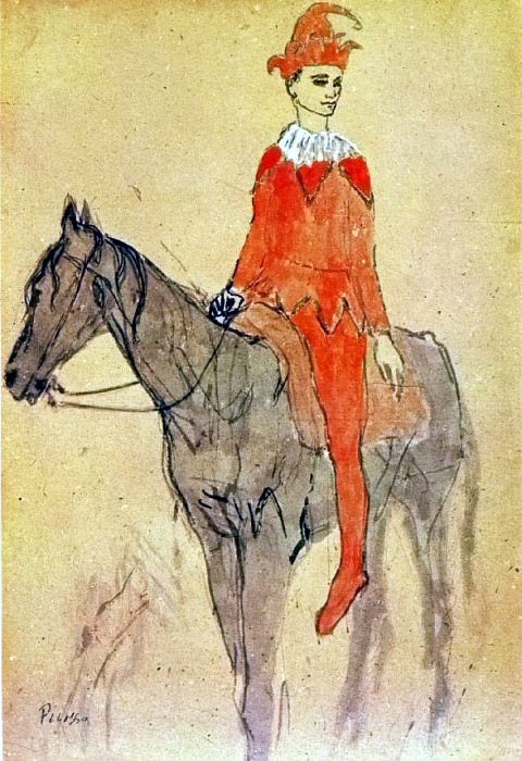 1905 Arlequin Е cheval