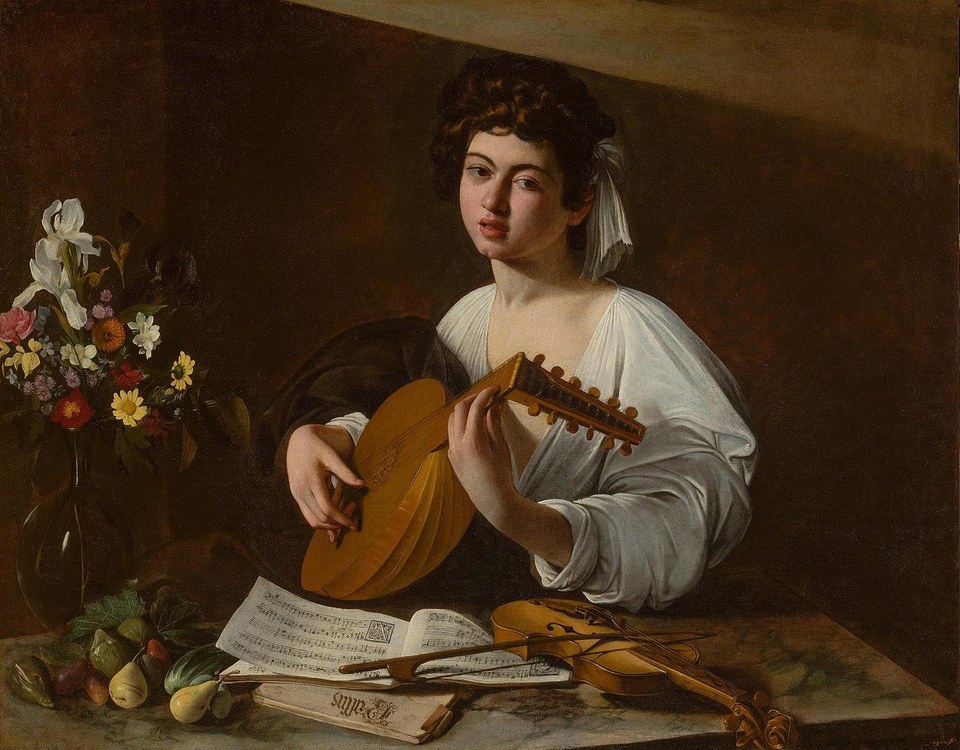 Лютнист, c.1596