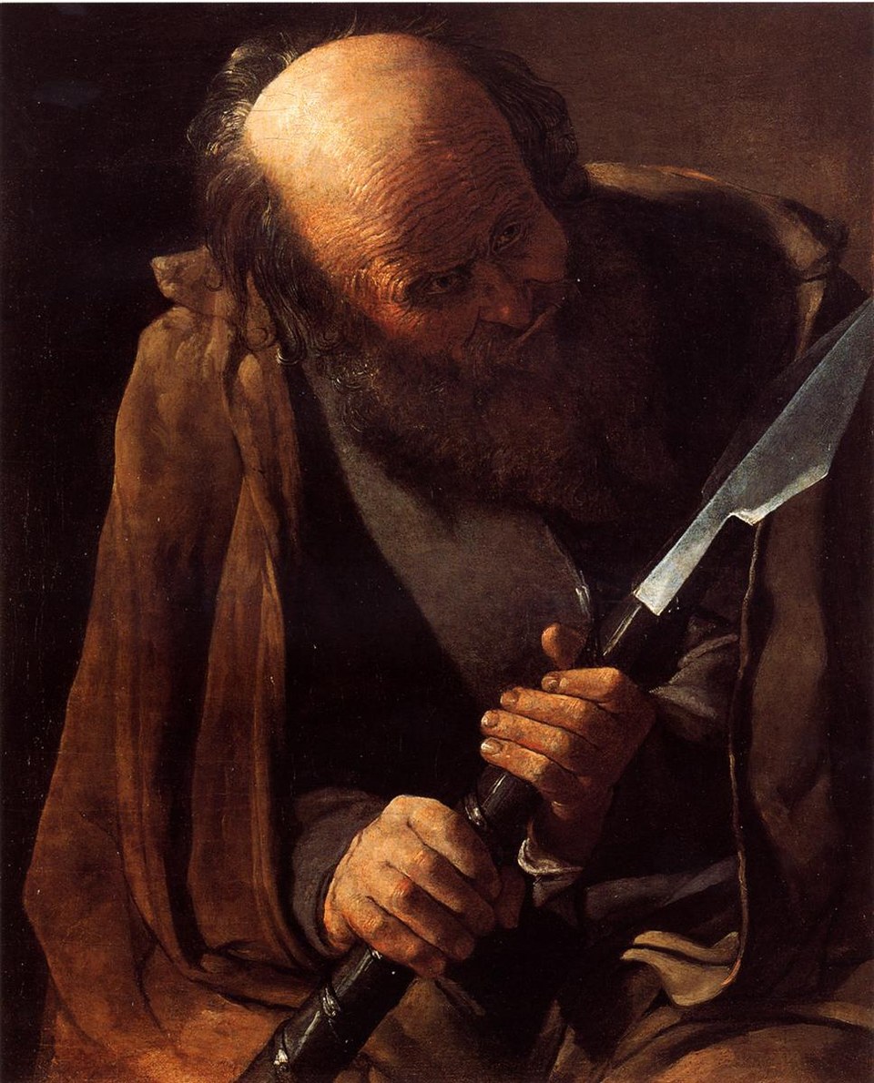 Святой Фома, c.1615 - c.1620 - Жорж де ла Тур