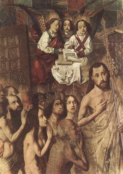 Христос, ведущий патриархов в рай (фрагмент), 1480 - Варфоломей Бермеджо
