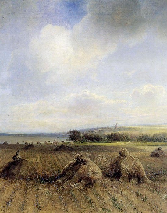 К концу лета на Волге. 1873