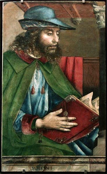 Солон, c.1476 - Юстус ван Гент
