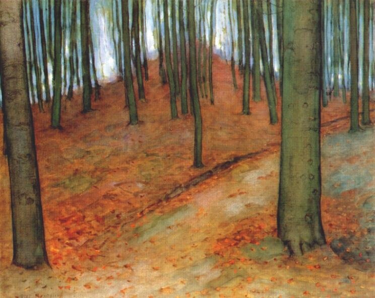 Лес с буками, 1899