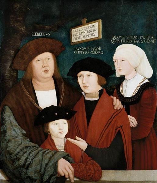 Портрет семьи Куспиниан, 1520 - Бернхард Стригель