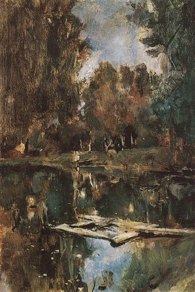 Пруд в Абрамцеве, 1886