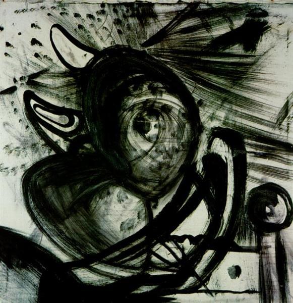 Носорогий портрет Вермеера «Кружевница», 1955