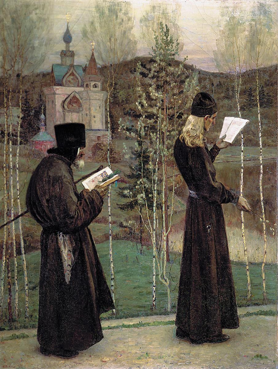 Благовесту, 1895 - Михаил Нестеров