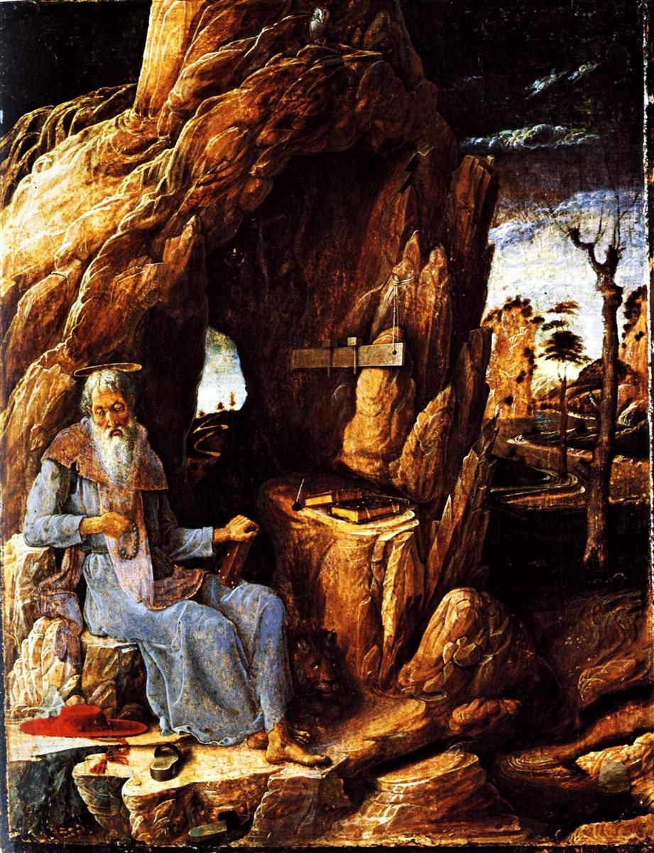 Святой Иероним в пустыне, 1450