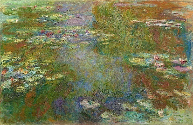 Пруд с водяными лилиями