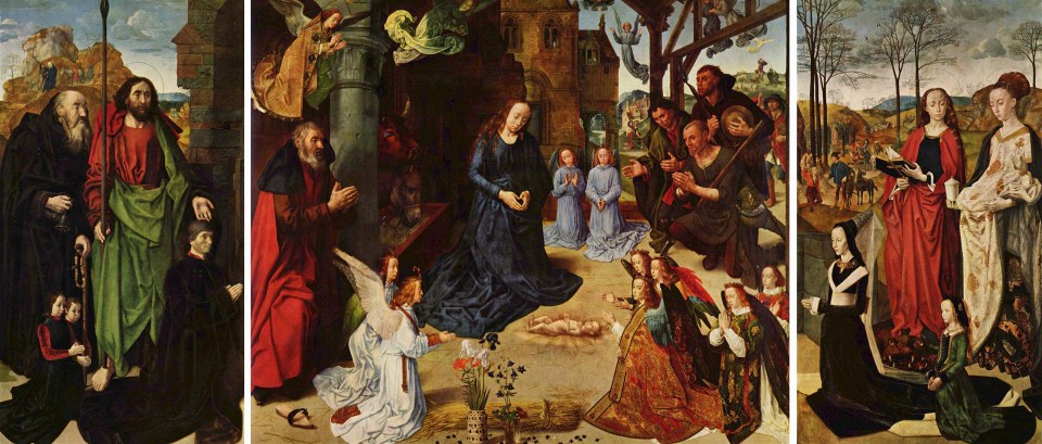 Триптих Портинари, c.1475 - Хьюго ван дер Гус