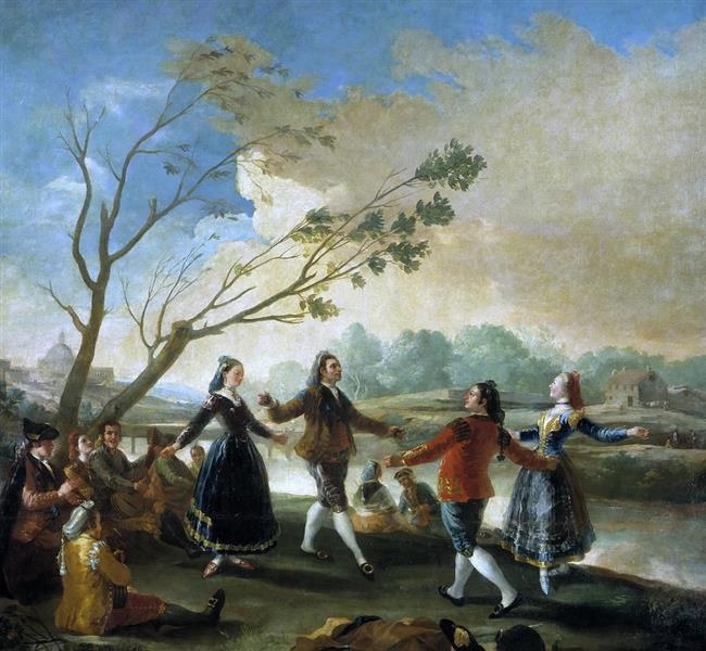 Танец маджо на берегу Мансанареса, 1777