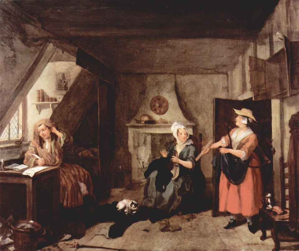 Поэт в беде, 1729 - 1736