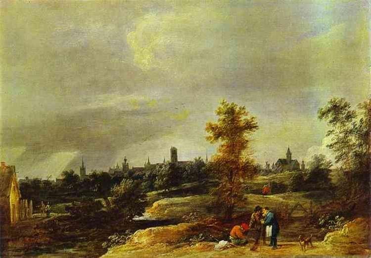 Пейзаж в пригороде Брюсселя, c.1645