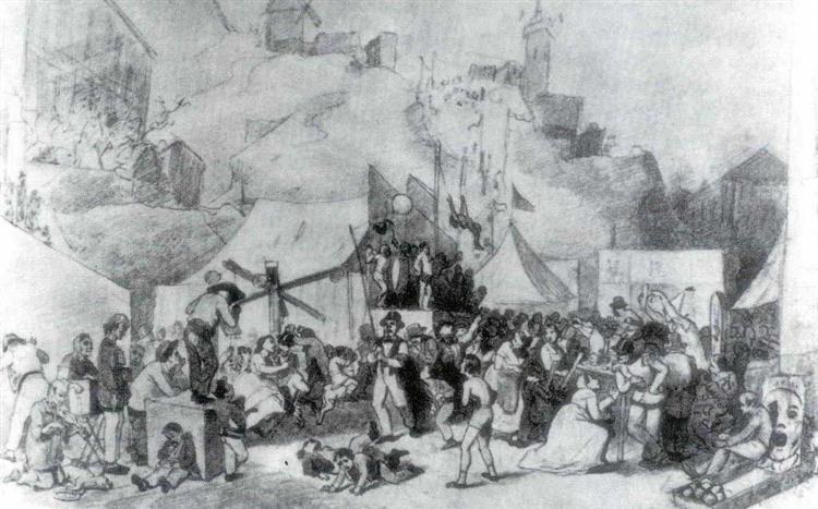 Праздник на окраине Парижа, 1864 - Василий Перов