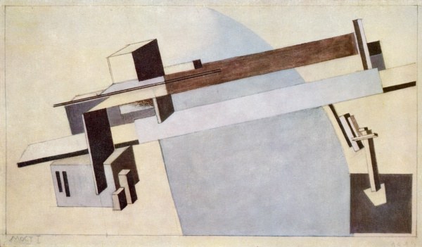 Проун 1 А, Мост I, 1919 - Эль Лисицкий