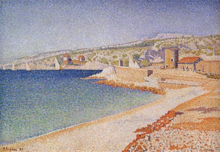 Пристань в Кассисе, 1889