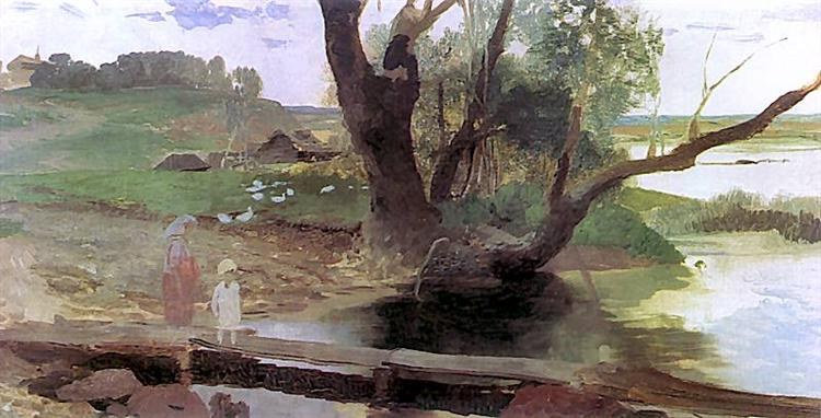 Свислочский пейзаж, 1873 - Генрих Семирадский