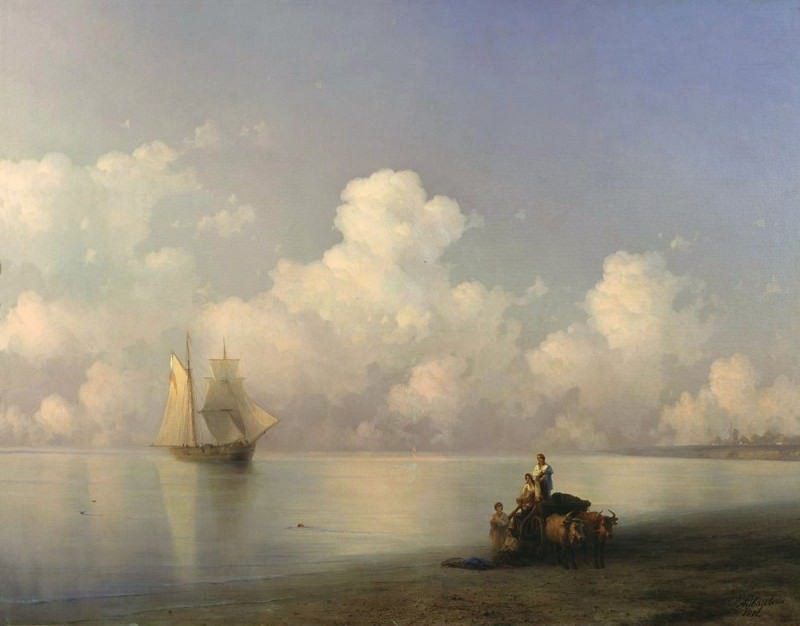 Вечер на море 1871 129х164