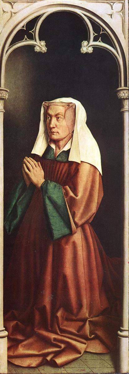 Изабелла Борлуут, панель Гентского алтаря, 1432