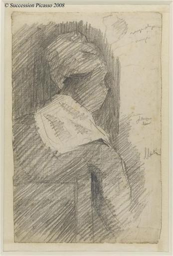 Женщина сзади (черная женщина), 1880 - 1881 - Жорж Сёра