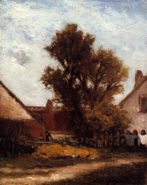 Дерево во дворе фермы, 1874