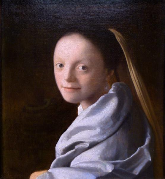 Этюд молодой женщины, c.1665 - c.1667 - Иоганн Вермеер